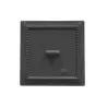 Puerta de deshollinado Pisla HTT 105 Negra
