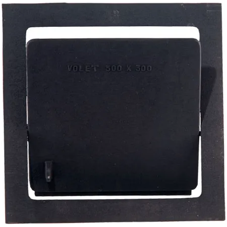 Cast iron chimney dampers for flue blocks