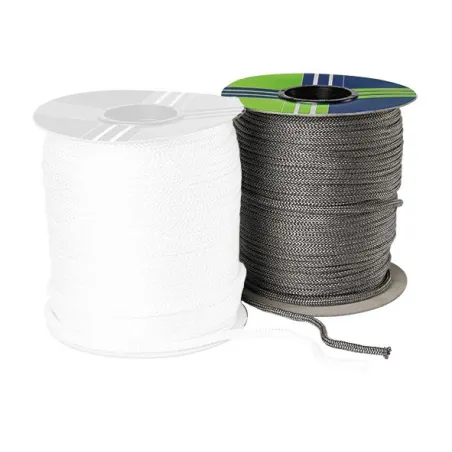 Cordón de fibra de vidrio tricotado negro - Por metro lineal