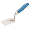 Truelle de stucateur en inox - col droit - manche bois