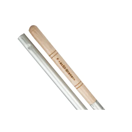 Aluminium handle for wood-fired oven peel
