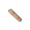 Sliding wooden grip for oven utensils