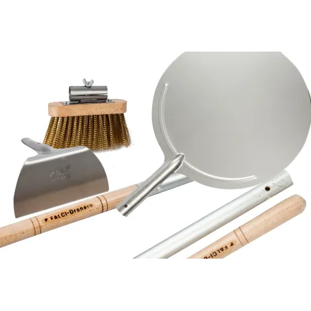 Pack de tres utensilios con mango de 200 cm