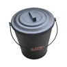 Ash bucket with lid