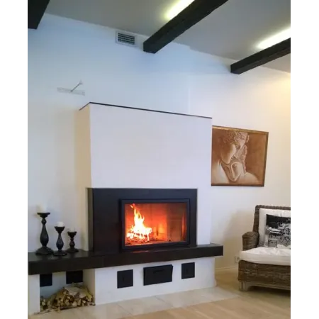Puerta de hogar Pisla HTT 303 - negra satinada