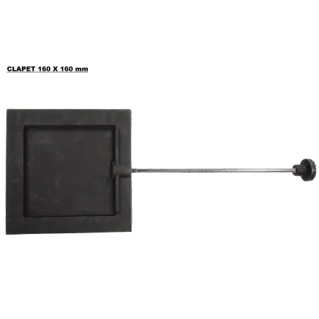 Sliding damper for wood stoves