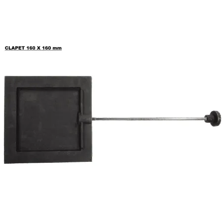 Sliding damper for wood stoves