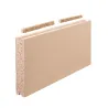 Double-groove refractory slab 500 x 200 x 60 mm