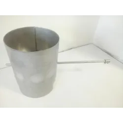 Simple paroi inox 2 mm  - Clapet régulateur
