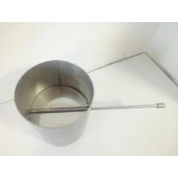 Simple paroi inox 2 mm  - Clapet régulateur