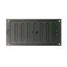 Closable cast iron air inlet grille