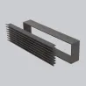 Rejilla de aire Open Air Substeel - 1000 x 100 mm