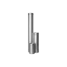 Simple paroi inox 2 mm  - Longueur 500 mm