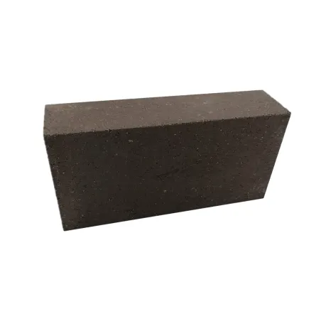 Ladrillo refractario denso negro 220 x 110 x 60 mm - 35% de alúmina