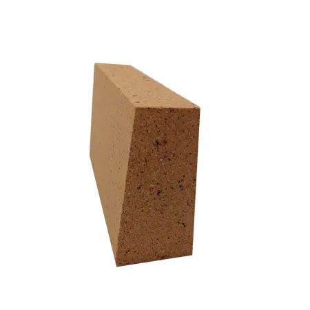 Dense refractory arch brick 220 x 110 x 60 / 50 mm - 35% alumina