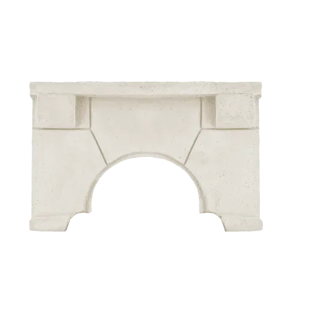 Natural stone front for Ephrem oven