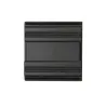 Euro sweeping door Black