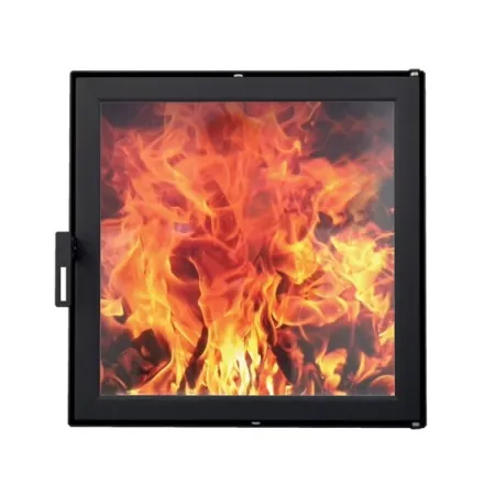 Firebox door HTT 301 satin black