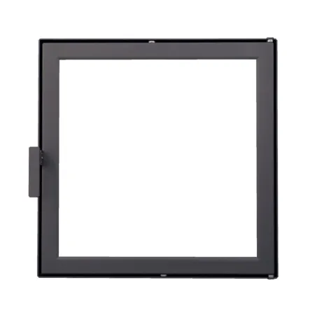 Puerta de hogar HTT 301 gris satinado