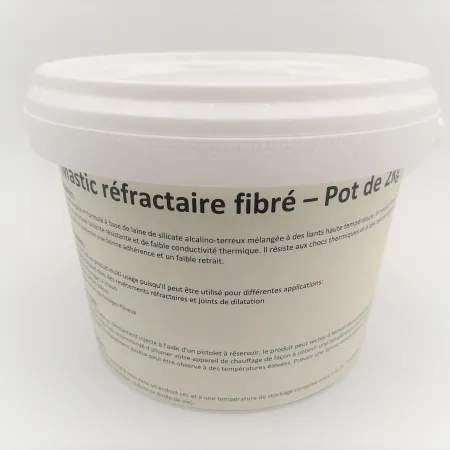Masilla refractaria fibrada 1200° - En bote de 2 kg
