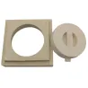 Trampilla de deshollinado 220 x 220 mm de hormigón refractario- Con tapón de bayoneta