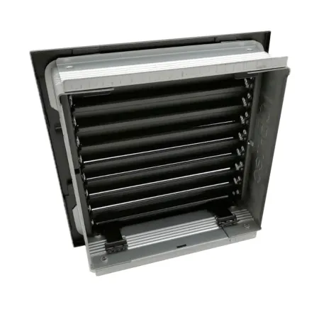 Galvanised steel hot-air vent grille
