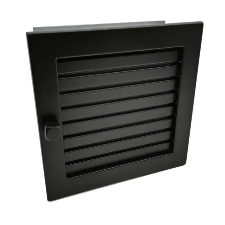 Galvanised steel hot-air vent grille