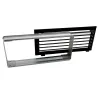 Galvanised steel hot-air vent grille