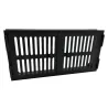 Double-flap warm air grille - Black