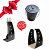 Honka wood stove accessory kit - Black