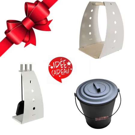 Honka wood stove accessory kit - White