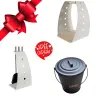 Kit de accesorios Honka para estufa de leña - Blanco