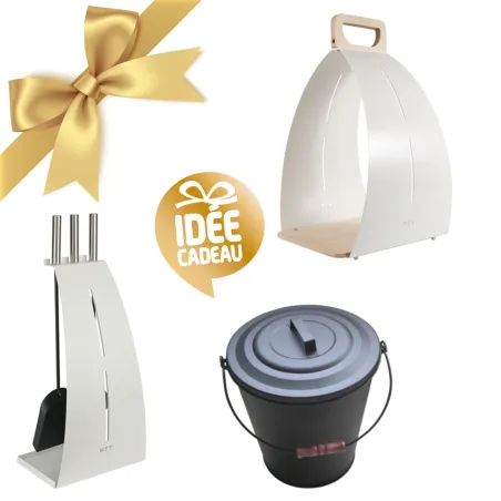 Kelo wood stove accessory kit - White