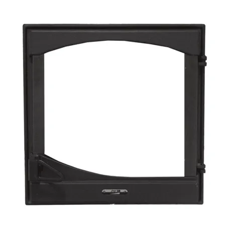 Puerta de hogar HTT 401 negra
