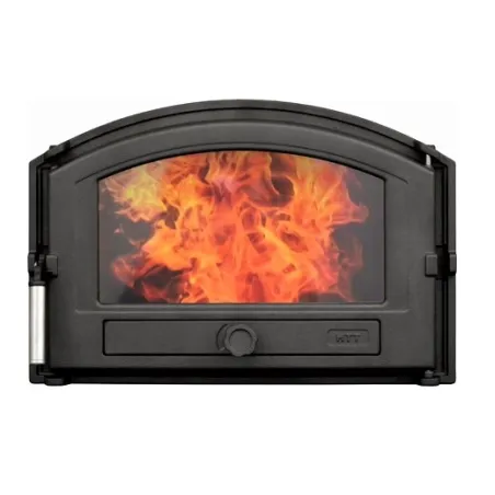 HTT 433 Black wood-fired oven door