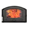 HTT 433 Black wood-fired oven door