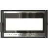 Wood-fired oven door HTT 631 Black and stainless steel