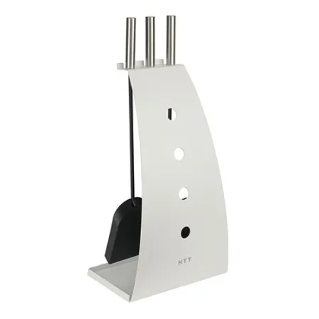 Honka wood stove companion set - White