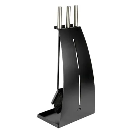 Juego de utensilios para estufa de leña Kelo - Negro