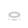 Dimensioned diagram of an assembly ring for Durasic accumulator diameter 180 mm
