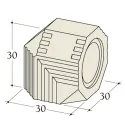 Durasic 90° elbow Ø 180 mm