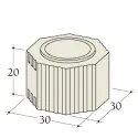 Tramo recto 20 cm Durasic Ø 180 mm