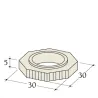 Esquema acotado de un tramo recto 5 cm diámetro 180 mm para acumulador Durasic