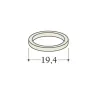 Dimensioned diagram of an assembly ring for Durasic accumulator diameter 160 mm