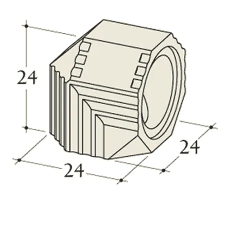 Dimensioned diagram of a 90° elbow in diameter 160 mm for Durasic accumulator