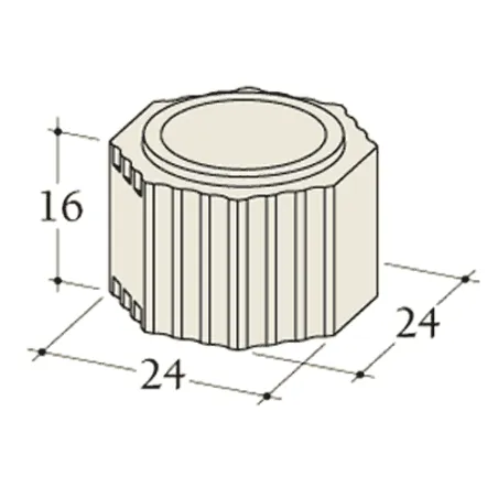 Esquema acotado de un tramo recto 16 cm diámetro 160 mm para acumulador Durasic
