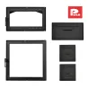 Pack Pisla serie 301 negra - Con puerta de horno