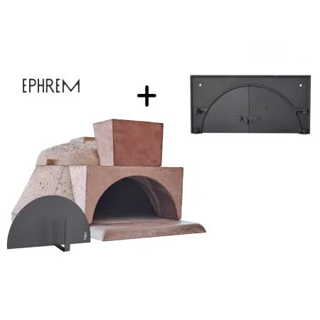 Horno de pizza y de pan L'Authentique Pizzaiolo- Con puerta de fundición de dos hojas