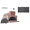 Horno de pizza y de pan L'Authentique Pizzaiolo- Con puerta de fundición de dos hojas