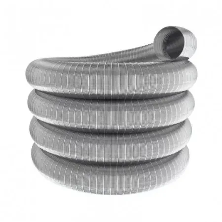 Entubado flexible inox liso de doble capa - Por metro lineal